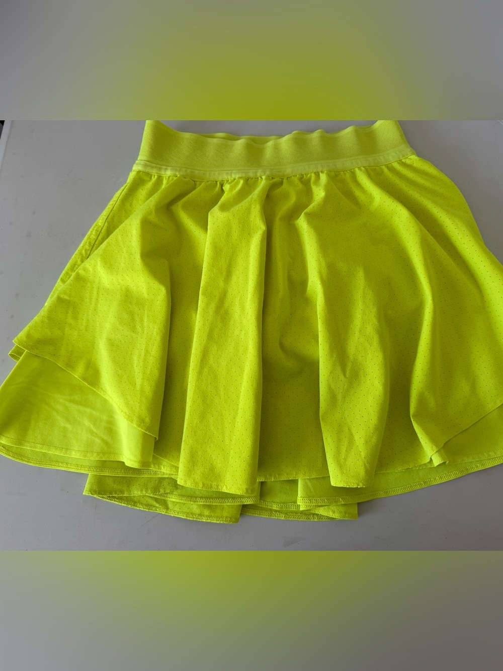 lululemon athletica Neon Yellow skort
